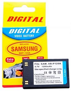 Bateria Compatível com Samsung SB-P120A (p/ SC-MM10, SC-MM11, SC-MM12, X205, X210, X220 e outras)