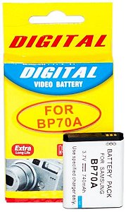 Bateria Compatível com Samsung BP70A (p/ ES65,ES67,ES70, ES73,ES80,PL120, PL200,TL205 e outras)