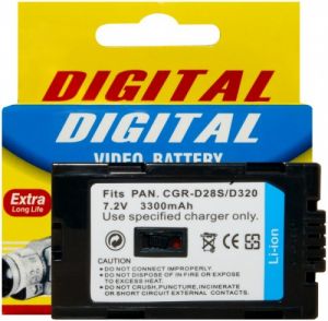 Bateria Compatível com Panasonic CGR-D28, CGR-D28S, CGR-D320 p/ AG-DVC7 DVC20