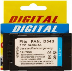 Bateria Compatível com Panasonic CGA-D54, CGA-D54S (longa duração p/ AC-AC8, AC90, DVX100)
