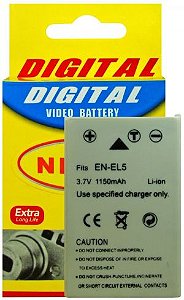 Bateria Compatível com Nikon EN-EL5 (para Coolpix P530, P520, P510, P500, P100, P90, P80 e outras)