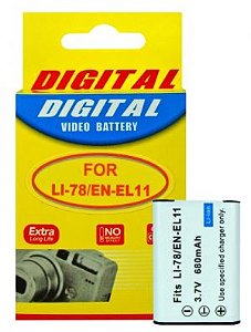 Bateria Compatível com Nikon EN-EL11 para Coolpix S550, S560 e outras