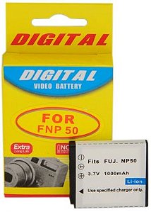 Bateria Compatível com Fuji NP-50 (p/ FinePix X10 X20 XF1 XP150 XP170 XP200 F900EXR e outras)