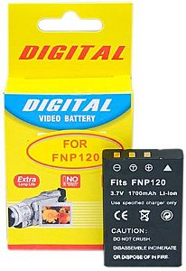 Bateria Compatível com Fuji NP-120 (p/ FinePix F10 Zoom, F11 e outras)