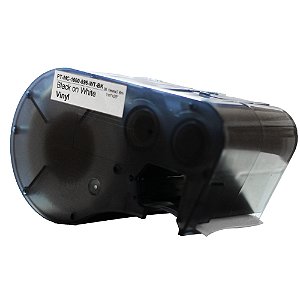 PT-MC-1500-595-WT-BK - FITA ADESIVA LAMINADA PARA ROTULADOR, LINHA MC COR BRANCA, LARGURA 38MM (MODELO PT-MC-1500-595-WT