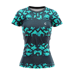 Camiseta Cazual Dry Sportswear Modelo Babylook UV 50+ CBF#0004