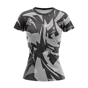 Camiseta Cazual Dry Sportswear Modelo Babylook Plus Size UV 50+ CBFPS#0005