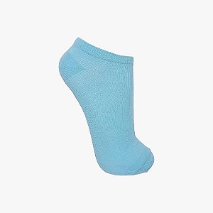 Meia Soquete Básica Azul Claro
