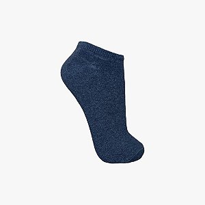Meia Soquete Básica Azul Marinho
