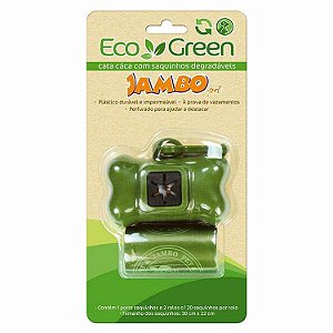 KIT PORTA SAQUINHO ECO GREEN 2 ROLOS