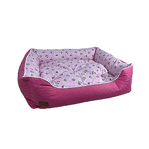 CAMA PET RETANGULAR LOVE CAKE ROSA