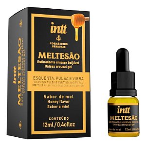 Meltesão Estimulante Unissex Beijável Que Esquenta, Pulsa E Vibra 12ml - Intt