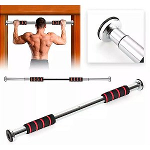 Barra para Porta Exercícios De Flexão Treino Regulável 60 a 100Cm