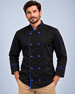 Dólmã Chef de Cozinha Pierre Unissex 100% Algodão - Dr Chef