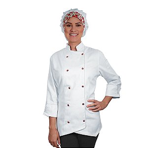 Dólmã Chef de Cozinha Feminino Sophia - Dr. Chef