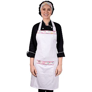 Avental Corpo Inteiro Com Bolso Lari Cupcake - Dr Chef