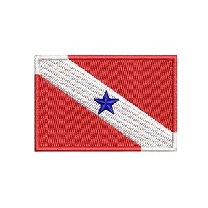 Bordado Bandeira Estado Gola Esquerda