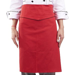 Avental Para Chef de Cozinha Tipo Saia Red Gold - Dr Chef