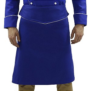 Avental de Cintura Tipo Saia Azul - Dr Chef