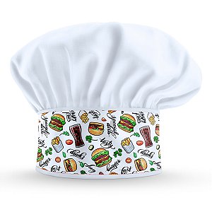 Chapéu Para Chef de Cozinha Hamburgueres - Dr Chef