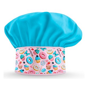 Chapéu Para Chef de Cozinha Donuts e Cupcake - Dr Chef