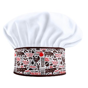 Chapéu Para Chef de Cozinha Churrasqueiro - Dr Chef