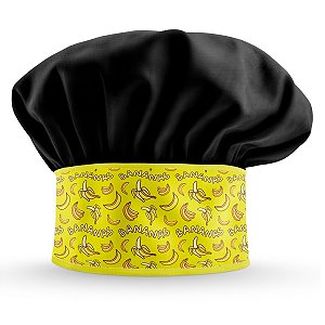 Chapéu Para Chef de Cozinha Bananas - Dr Chef