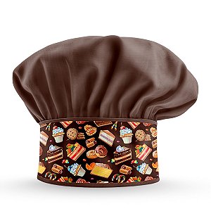 Chapéu Para Chef de Cozinha Chocolates Guloseimas - Dr Chef