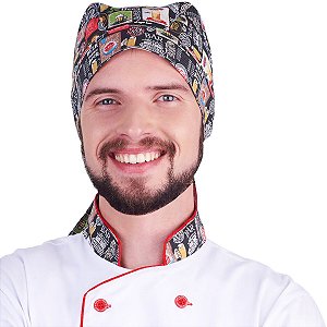 Bandana Para Chef Cervejeiro Barmen Profissional - Dr Chef