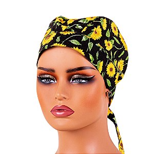 Bandana Para Chef de Cozinha Profissional Girassol - Dr Chef
