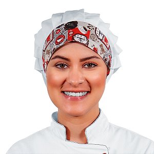 Chapéu Para Chef de Cozinha Tipo Gorro Café - Dr Chef