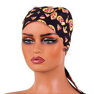 Bandana Chef Pizzaoilo Profissional Preto Pizza - Dr Chef