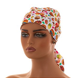 Bandana Para Chef de Cozinha Bolinhos Confeitaria - Dr Chef