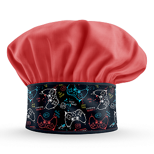 Chapéu Para Chef de Cozinha Game Over - Dr Chef