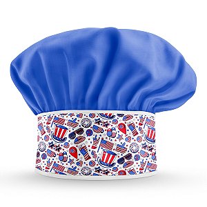 Chapéu Para Chef de Cozinha Americano EUA - Dr Chef