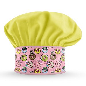 Chapéu Para Chef de Cozinha Donuts Unicórnio - Dr Chef
