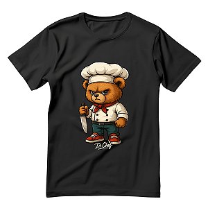 Camiseta Chef De Cozinha Chef Urso - Dr Chef