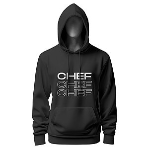 Moletom Chef De Cozinha Unissex Estampa Chef Chef Chef - Dr Chef