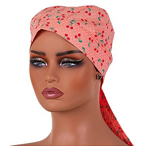 Bandana Para Chef De Cozinha Cerejas - Dr Chef