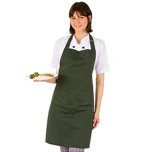 Avental Chef Cozinha Unissex Corpo Inteiro 100% Algodão Com Dois Bolsos - Dr Chef