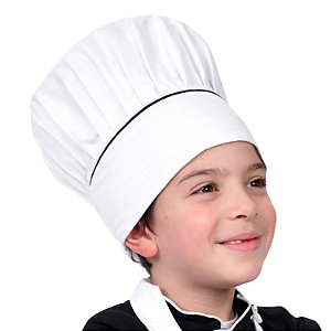 Chapéu Mini Chef De Cozinha Escola Infantil Unissex Cores - Dr Chef