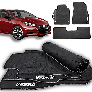 Tapete Versa 2022 a 2025 - 3 Peças - Linha Premium