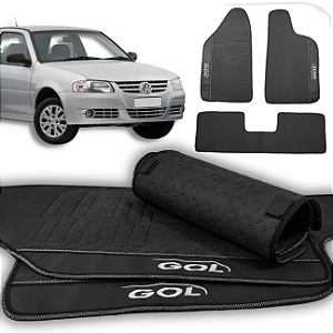 Tapete Gol G1 G2 G3 G4  - 3 peças - Linha Premium