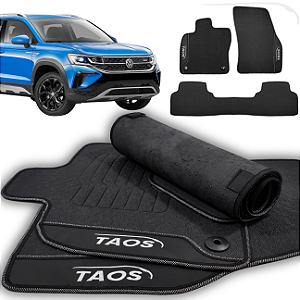 Tapete Taos 2021 a 2025 - 3 peças - Linha Premium