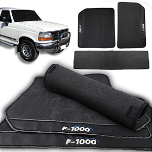 Tapete F1000 1979 a 1998- 3 peças - Linha Premium
