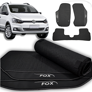 Tapete Fox 2014 a 2016 - 3 peças - Linha Premium