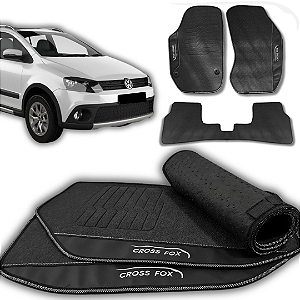 Tapete Crossfox 2014 a 2018 - 3 peças - Linha Premium