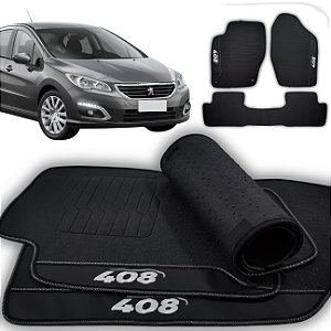 Tapete 408 2011 a 2019- 3 peças - Linha Premium