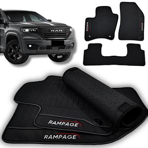 Tapete Rampage 2023 a 2024 - 3 peças - Linha Premium