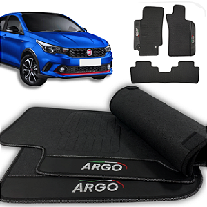 Tapete Argo 2017 a 2025- 3 peças - Linha Premium